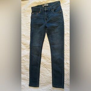 Levi's Women's Deep Blue Skinny Jeans